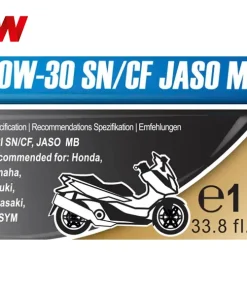 روغن موتور پروتک ProTec مدل SN 10W-30 (1 لیتری)