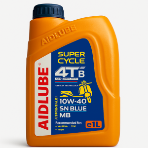 روغن موتور سیکلت (AIDLUBEایدلوب) 10W-40/ SN MB BLUE