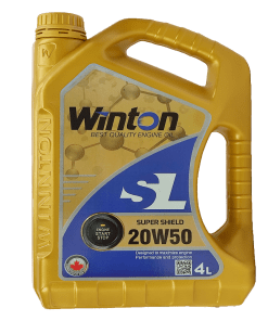 روغن موتور(وینتون WINTON) 20W-50 SL  حجم  4L