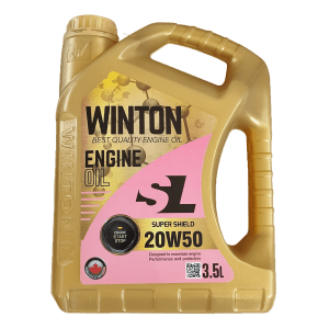 روغن موتور(وینتون WINTON) 20W-50 SL  حجم  3.5L