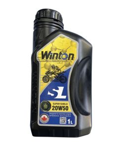 روغن موتور سیکلت (وینتون WINTON) 1  20W-50 SL لیتری