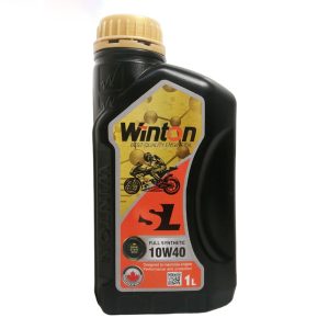 روغن موتور سیکلت  (وینتون WINTON)  10W40 SL یک لیتری