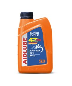 روغن موتورسیکلت AIDLUBE SUPER CYCLE 4T 10W60 SN MA2