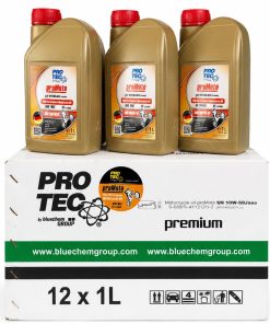 روغن موتور سیکلت پروتک PROTEC 10W 50 SN عمده کارتن