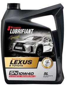 روغن موتور LUBRIFIANT CANADA 10W40 SN 5L LEXUS & TOYOTA