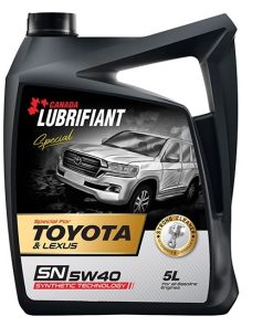 روغن موتور LUBRIFIANT CANADA 5W40 SN 5L TOYOTA& LEXUS
